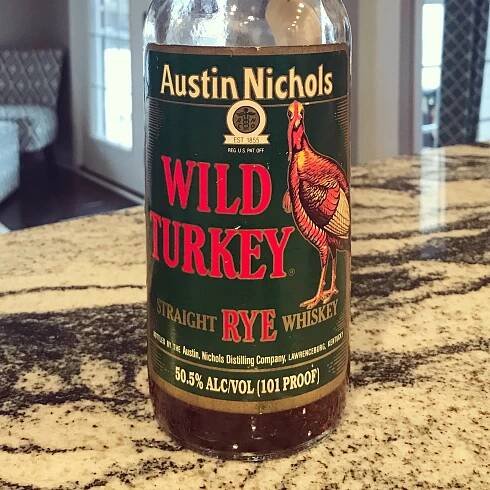 Wild Turkey 101 Rye 1990