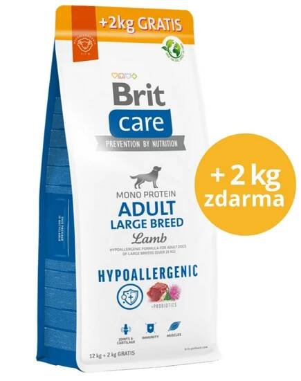 Brit Care Hypoallergenic Adult Large Breed Lamb 14 kg