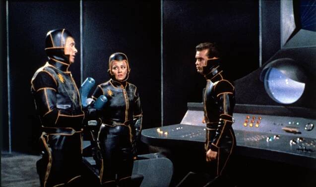 Barry Sullivan, Norma Bengell, Ángel Aranda - Planeta upírů - Z filmu