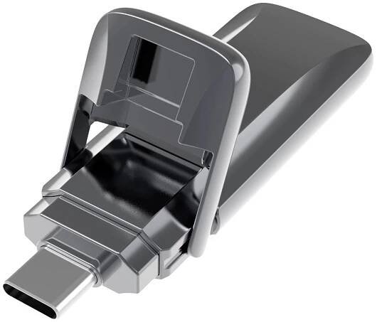Xlyne 7651200 USB flash disk 512 GB šedá 7651200 USB-C™ (USB 3.2 Gen 2)