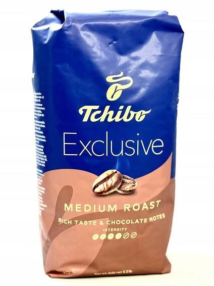 Tchibo Exclusive středně pražené zrno 1kg