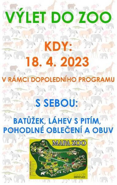 Výlet do ZOO Kamínek | Elánek - Školky a jesle v Brně