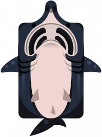 [BASKING SHARK] Juvenile Basking Shark V.2 : r/deeeepioskins