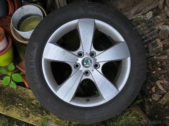 Originál alu kola Škoda Pegasus 17" 5x112 - Děčín