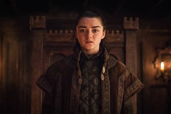 Maisie Williams as Arya Stark in "Game of Thrones."