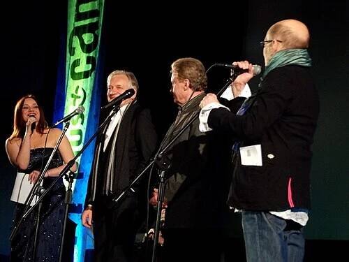 Image 47Off Plus Camera Film Festival in Kraków, 2012, with Andrzej Seweryn, Daniel Olbrychski, and Wojciech Pszoniak on stage. (from Film industry)