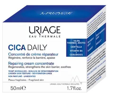 URIAGE CICA DAILY Repairing Cream Concentrate 1×50 ml, denný výživný krém
