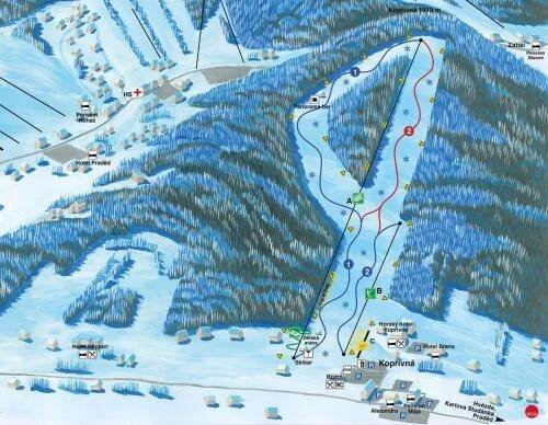 SKI areál KOPŘIVNÁ - Malá Štáhle u Malé Morávky - foto 40