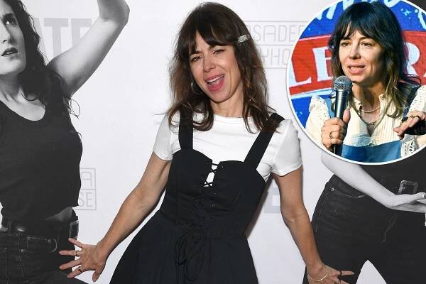 Comedian Natasha Leggero shocked several comedy clubgoers on Wednesday after she ripped her shirt off at the beginning of her set proclaiming: “If the boys can do it, why can’t the girls?”