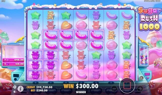 Sugar Rush 1000 Slot από την Pragmatic Play | Παίξτε Demo δωρεάν