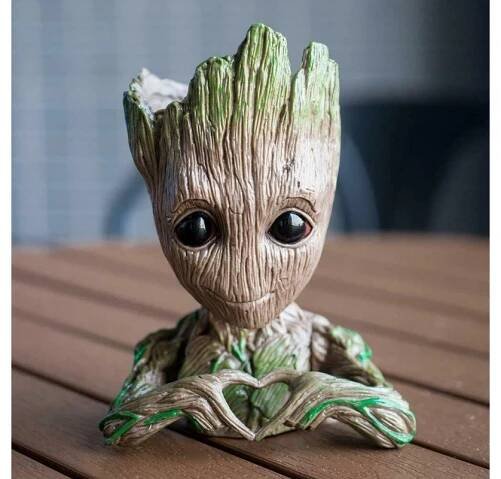 Groot figúrka, kvetináč groot