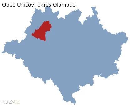 Uničov v okrese Olomouc