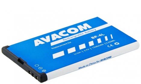 Baterie Avacom pro Nokia E55, E52, E90, Li-Ion 3,7V 1500mAh (náhrada BP-4L)