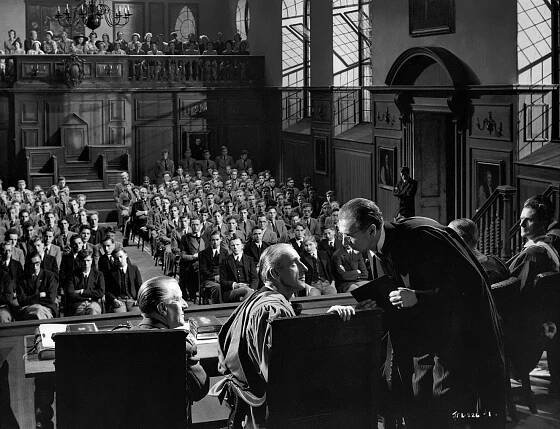 Profesor odchází - Z filmu - Wilfrid Hyde-White, Michael Redgrave