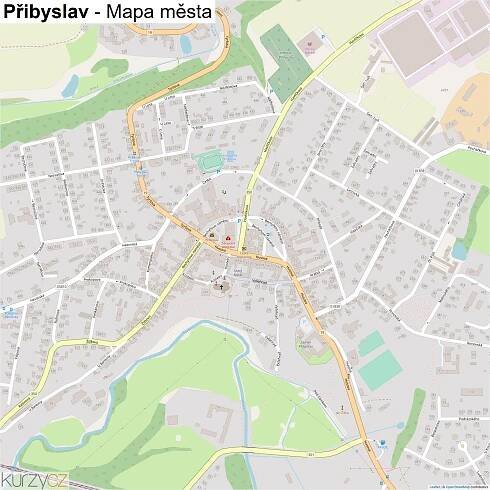 Přibyslav - mapy | Kurzy.cz