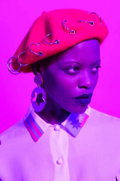 David Fischer — Florence Kasumba for the Cover of Fräulein. – David Fischer