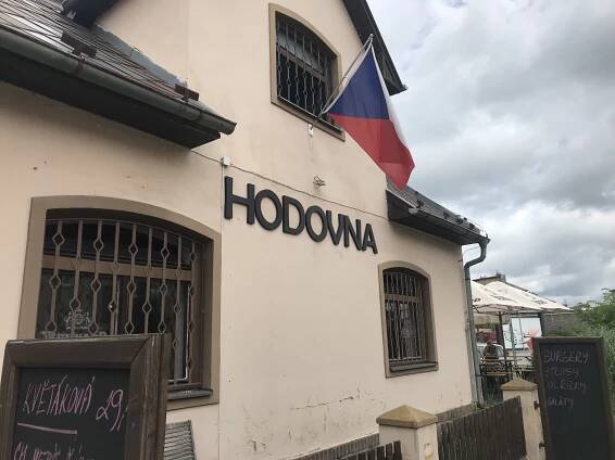 3D logo restaurace HODOVNA, Havlíčkův Brod