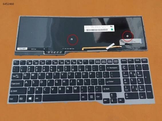 Klávesnice Fujitsu LifeBook E754 (US)