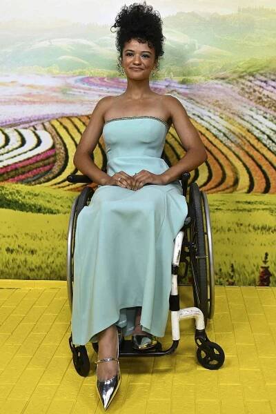 Marissa Bode attends the "Journey Through Oz" Tour to celebrate the Australian premiere of "Wicked" at State Theatre on November 03, 2024 in Sydney, Australia.