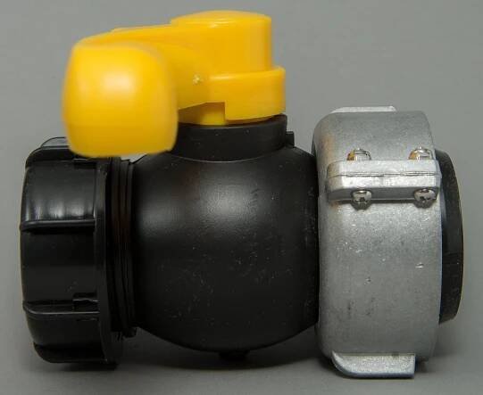 IBC kohout šroubovací 75mm / DN 50 hrubý zavit S60x6