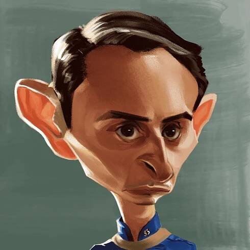Caricature Resolution 2025 - Austin Haynes Art