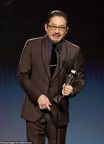 Hiroyuki Sanada continued Sh¿gun's incredible winning streak when his name was announced for Best Actor in a Drama Series. The Japanese star was visibly moved and shaken up as he delivered his acceptance speech
