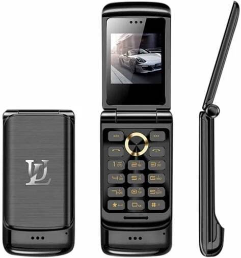 Uicool V9 mini Chytrý telefon, Dual SIM, vyklápěcí, Luxusní, černý