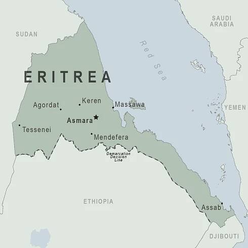 Map - Eritrea