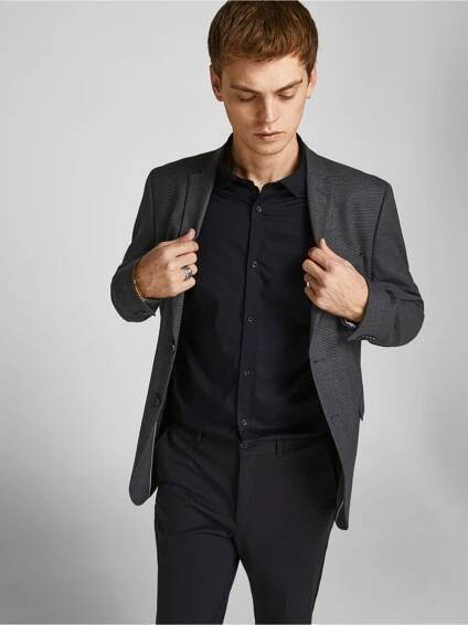Jack & Jones - Černá pánská košile Jack & Jones Lacardiff | ZOOT.cz
