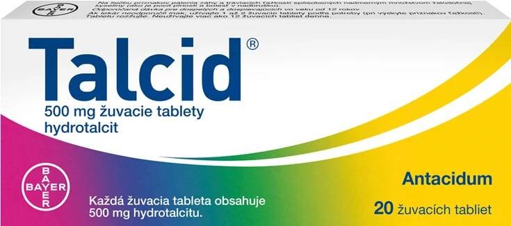 Talcid 1×20 tbl, liek
