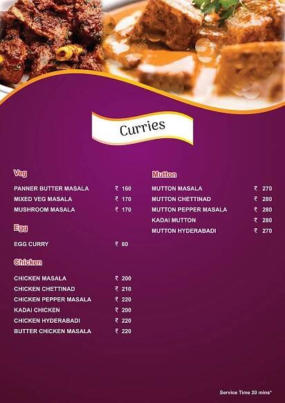 Al Buhari | Menu