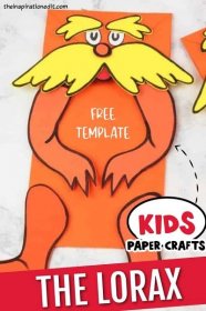 The Lorax Paper Bag Puppet and Free Printable · The Inspiration Edit