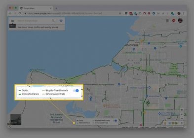 Jak používat cyklistické trasy Map Google 8