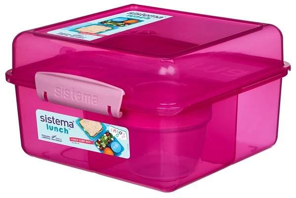 Sistema Box Lunch Cube Max 2,0l, růžová