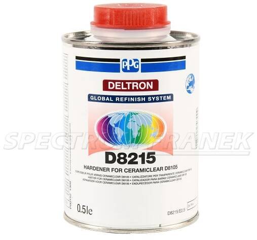 D8215, PPG Deltron tužidlo do keramického čirého laku D8105,  0,5 l