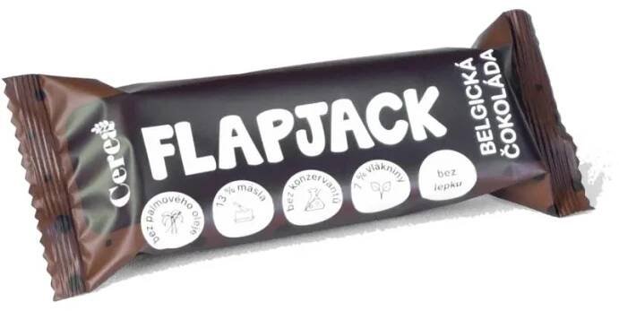 Tyčinka Cerea Flapjack 60g - 1 kus, bezlepkové, belgická čokoláda