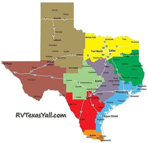 RVTexasYall.com map