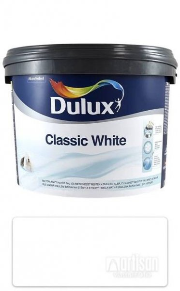 DULUX Classic White - akrylátová malířská barva do interiéru 10 l Bílá