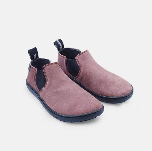 Dámská kožená barefoot obuv Weinbrenner, růžová
