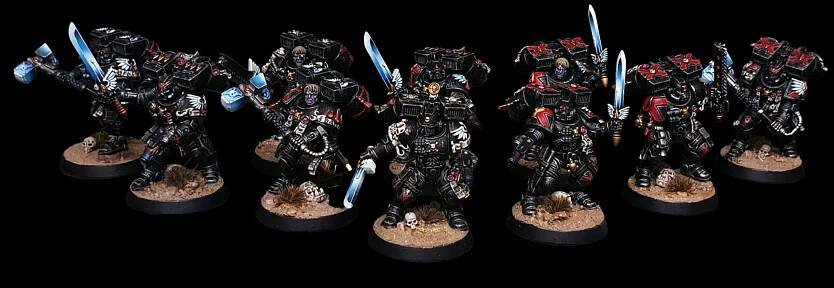 Warhammer 40k Miniatures of Blood Angels Death Company