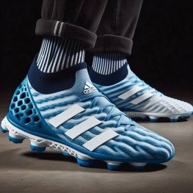 Adidas X 19 FG Firm Ground Shoes: Speed in Blue and White