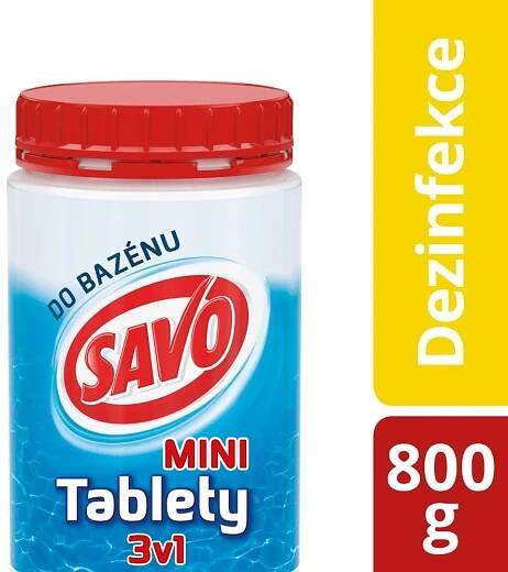 SAVO bazén - Tablety chlorové MINI KOMPLEX 3v1 0,76 kg