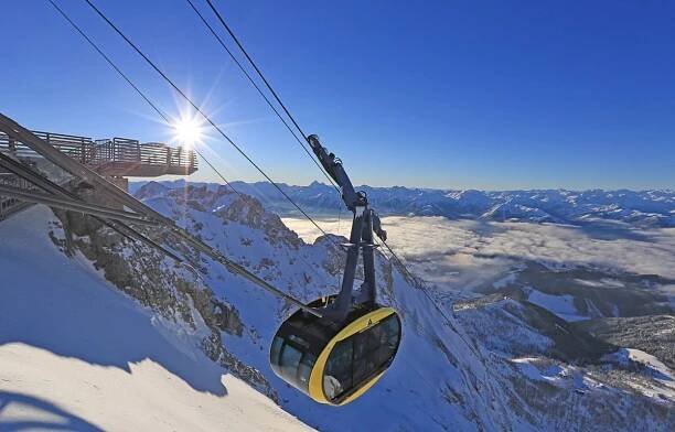 Die Dachstein Seilbahn der 4-Berge-Skischaukel © Schladming-Dachstein | Hans-Peter Steiner