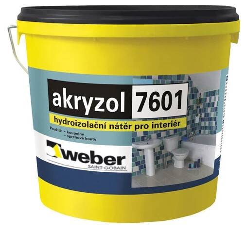 Weber Akryzol hydroizolační hmota 15 kg - 7601 15 od 1 372 Kč - Heureka.cz