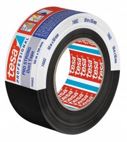 Opravná páska tesa Duct Tape 50m černá silná Druh textilní lepicí páska