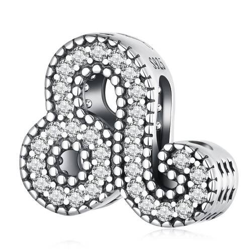 Pandora styl Lev šťastný zvěrokruhový přívěsek - SCC2516-5