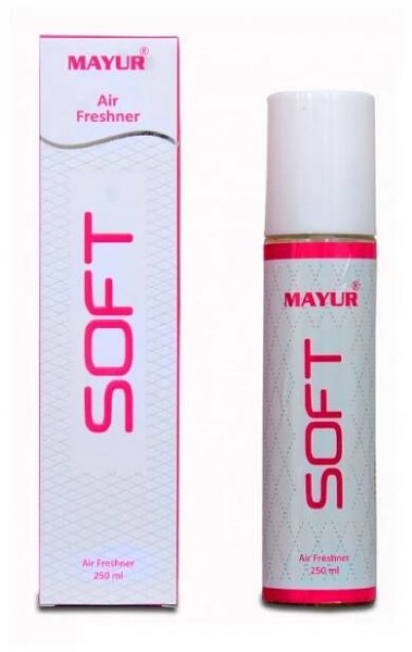 MAYUR SOFT WITHE OUT GAS AIR FRESHNER 250 ML
