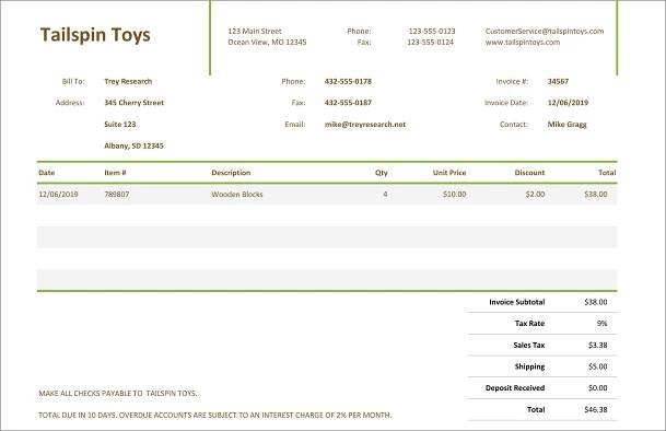 40 Free Invoice Templates In Microsoft Excel And DOCX Formats