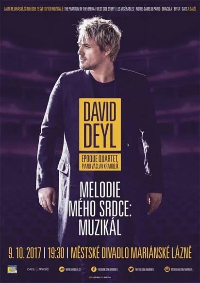 12.10.2017 - David Deyl: Melodie mého srdce - Muzikál / Kladno