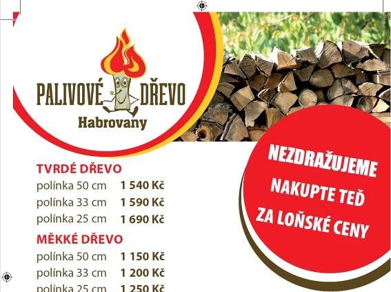 Nabídka palivového dřeva Habrovany